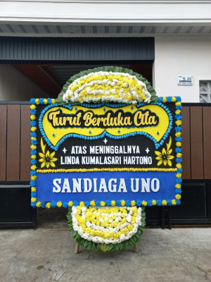 Papan Bunga Duka di Indra Sakti