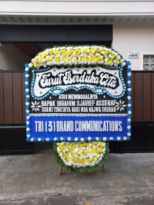 Papan Bunga Duka di Indra Sakti